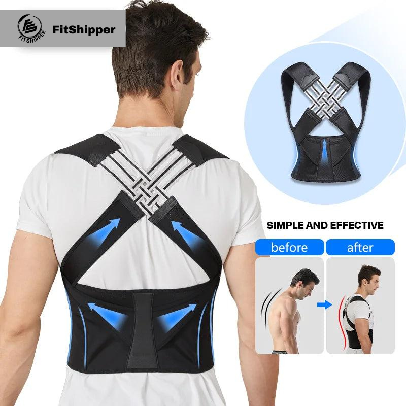 Adjustable Posture Corrector Belt - Prevent Slouching and Relieve Pain for Women and Men